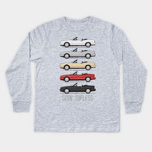 goin' topless Kids Long Sleeve T-Shirt